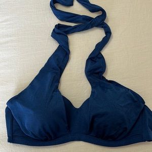 Athleta Bikini Top. 36B/C. Underwire. Halter Tie.